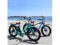 Beach cruiser E bikes with 26inch*4.0 intergrated fat tire wheels 